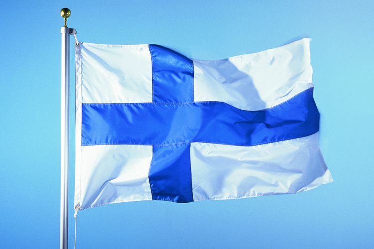 Флаг Финляндии Флаг Финляндии