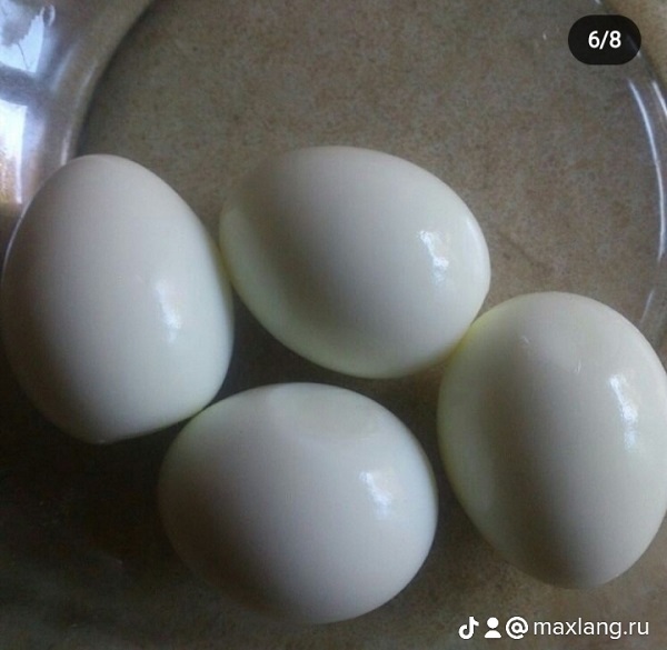 Куринное яйцо Куринное яйцо отваренное, очищенное от скорлупы