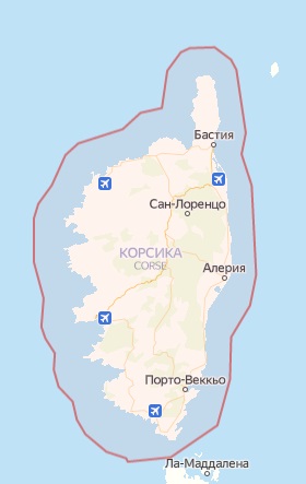 Остров Корсика Остров Корсика